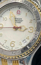 Load image into Gallery viewer, Authentic Wenger Swiss Military Women's Gold Tone/Silver Tone Watch.
