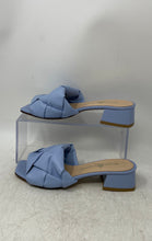 Load image into Gallery viewer, Michele Lopriore Womens Light Blue Open Toe Slip-On Slide Sandals Size 35
