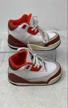 Load image into Gallery viewer, Nike Kids Air Jordan 3 Retro SE Dunk White Red Leather Sneakers Shoes Size 7C
