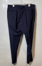 Load image into Gallery viewer, Calvin Klein Mens Blue Pockets Straight Leg Dress Pants Size 38x32
