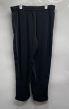 Load image into Gallery viewer, Karl Lagerfeld Womens Black Elastic Waist Pockets Straight Leg Track Pants Sz XL

