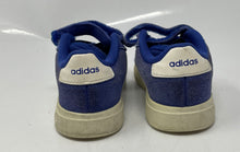 Load image into Gallery viewer, Adidas Boys Grand Court 2.0 JR0780 Blue White Suede Sneakers Shoes Size 7K
