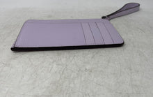 Load image into Gallery viewer, Kate Spade New York Womens Purple Leather Zipper Wristlet Wallet
