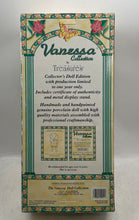Load image into Gallery viewer, Vanessa Collection Timeless Treasures Brown Hair Leopard Print Porcelain Doll
