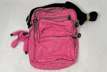 Load image into Gallery viewer, Kipling Womens Pink Charm Inner Pockets Shoulder Crossbody Handbag
