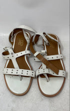 Load image into Gallery viewer, Franco Sarto Womens Madalaina White Leather Studded Gladiator Sandals Size 7.5M
