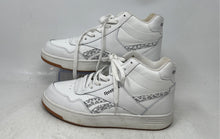 Load image into Gallery viewer, Reebok Womens Court Advance Bold High White Lace-Up Sneaker Shoes Size 8.5

