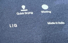 Load image into Gallery viewer, Calvin Klein Mens Blue Short Sleeve Collared Lightweight Button-Up Shirt Size L
