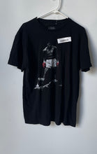 Load image into Gallery viewer, Ali Mens Black Graphic Print Sonny Liston Knockout Short Sleeve T-Shirt Size XL
