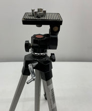 Load image into Gallery viewer, JCPenney Silver Aluminum Classic Adjustable Leg Camera Tripod
