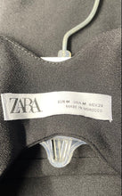 Load image into Gallery viewer, Zara Womens Black Wide Strap Sleeveless Cut-Out Mini Dress Size Medium
