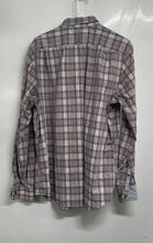 Load image into Gallery viewer, Banana Republic Mens Multicolor Plaid Cotton Long Sleeve Collared Dress Shirt L
