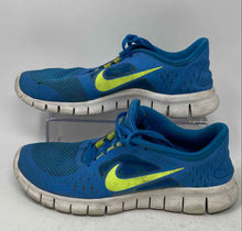 Load image into Gallery viewer, Nike Kids Free Run 3 512165-400 Blue Green Lace-Up Sneaker Shoes Size 7Y
