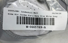 Load image into Gallery viewer, Nike Kids Air Jordan 1 Mid DQ8423-104 Navy Blue White Gray Sneaker Shoes Size 7Y

