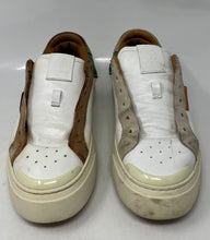 Load image into Gallery viewer, Authentic Tory Burch Womens White Leather Sneaker Shoes Size 7M No Laces
