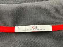 Load image into Gallery viewer, Authentic Carolina Herrera Mens Black Cotton Long Sleeve Polo Shirt Size S

