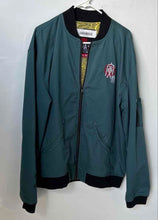 Load image into Gallery viewer, Bibi Sama Mens Green Long Sleeve Pockets Full-Zip Bomber Jacket Size XL
