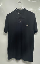 Load image into Gallery viewer, Aeropostale Mens Black Short Sleeve Collared Golf Polo Shirt Size Medium
