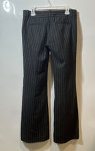 Load image into Gallery viewer, Zara Womens Black White Striped Print Flat Front Pockets Dress Pants Size 8
