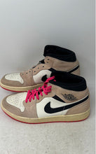 Load image into Gallery viewer, Nike Mens Air Jordan 1 Mid SE 852542-801 Beige White Basketball Shoes Size 11
