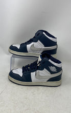 Load image into Gallery viewer, Nike Mens Air Jordan 1 Mid 717075-005 Blue Silver White Sneaker Shoes Size 6.5
