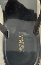 Load image into Gallery viewer, Michael Kors Womens Lillie Jelly Black T-Strap Flat Thong Sandals Size 10M
