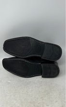 Load image into Gallery viewer, Chitos Mens Black Leather Square Toe Side Zip Ankle Boots Size EUR 37

