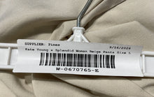 Load image into Gallery viewer, Kate Young x Splendid Womens Beige Elastic Waist Pull-On Trouser Pants Size L
