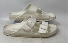 Load image into Gallery viewer, Birkenstock Unisex Arizona EVA White Double Strap Slide Sandals Size M 7 W 9
