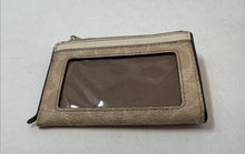 Load image into Gallery viewer, Coach Womens White &amp; Cream Color Signature Print Card Holder Pouch Wallet
