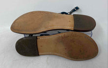 Load image into Gallery viewer, Sam Edelman Womens Gigi Blue Brown Leather Adjustable Strap Thong Sandals Sz 8 M

