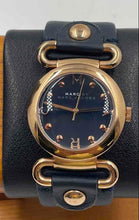 Load image into Gallery viewer, Authentic Marc by Marc Jacobs Women's Baker Watch Rose Gold Navy Blue
