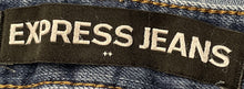 Load image into Gallery viewer, Express Womens Blue Barely Stella Low Rise Denim Bootcut Jeans Size 2S

