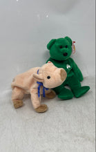 Load image into Gallery viewer, Set Of 2 Pieces Ty Beanie Baby Bear &amp; Knuckles Pig Collectible Plush Toys W/Tags
