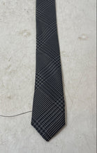 Load image into Gallery viewer, Perry Ellis Portfolio Mens Gray Plaid Adjustable Long Formal Designer Tie
