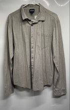 Load image into Gallery viewer, Patagonia Mens Gray Printed Long Sleeve Collared Button-Up Shirt Size L
