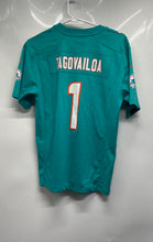 Load image into Gallery viewer, Nike Boys Green Tua Tagovailoa Miami Dolphins #1 Football NFL Jersey Size L

