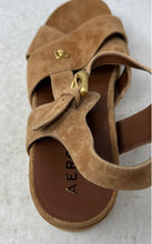 Load image into Gallery viewer, Aerosoles Womens Cora Brown Open Toe Buckle Ankle Strap Sandals Size 9.5 M
