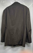 Load image into Gallery viewer, Stafford Mens Brown Long Sleeve Pockets Notch Lapel One-Button Blazer Size 44R
