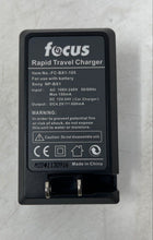 Load image into Gallery viewer, Focus Black Rapid Travel Charger For Camera Batteries Not Tested
