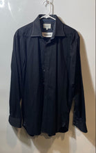Load image into Gallery viewer, Ted Baker Endurance Mens Black Long Sleeve Collared Dress Shirt Size 16.5
