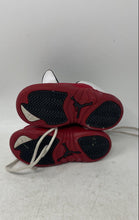 Load image into Gallery viewer, Nike Boys Air Jordan 12 850000-116 White Red Lace Up Basketball Shoes Size 8C
