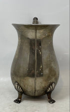 Load image into Gallery viewer, Vintage Silver-Tone Victorian Style Ornate Scroll Handle And Footed Pitcher
