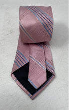 Load image into Gallery viewer, Michael Kors Mens Pink Plaid Printed Adjustable Pointed Tie
