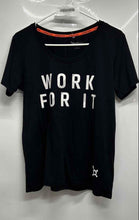 Load image into Gallery viewer, Orangetheory Womens Black Work For It Short Sleeve Pullover T-Shirt Size Medium
