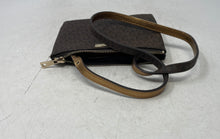 Load image into Gallery viewer, Michael Kors Womens Brown Leather Signature Print Zipper Belt Bag &amp; Fanny Pack
