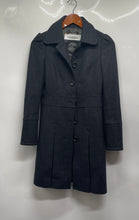 Load image into Gallery viewer, Guess Womens Gray Long Sleeve Collared Button Front Pea Coat Size XS
