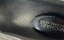 Load image into Gallery viewer, Michael Kors Womens Leo Silver Leather Studded Slip-On Sneakers Shoes Size 9M
