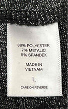 Load image into Gallery viewer, 7Th Avenue Design Studio New York &amp; Company Womens Black Plaid Ankle Pants Sz L
