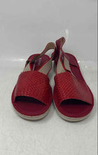 Load image into Gallery viewer, Doctor Cutillas Womens Red Leather Open Toe Slip-On Slingback Sandals Size 40
